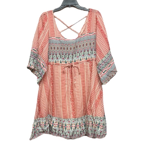 Entry Bohemian Patterned Dress Size Small - Picture 1 of 4